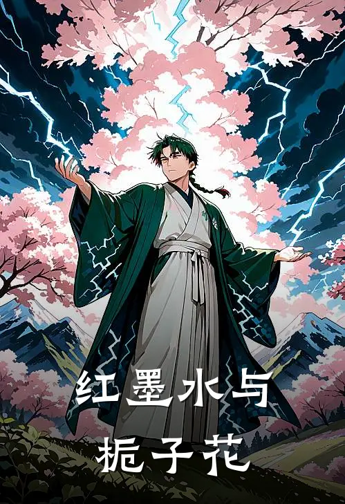 红墨水与栀子花